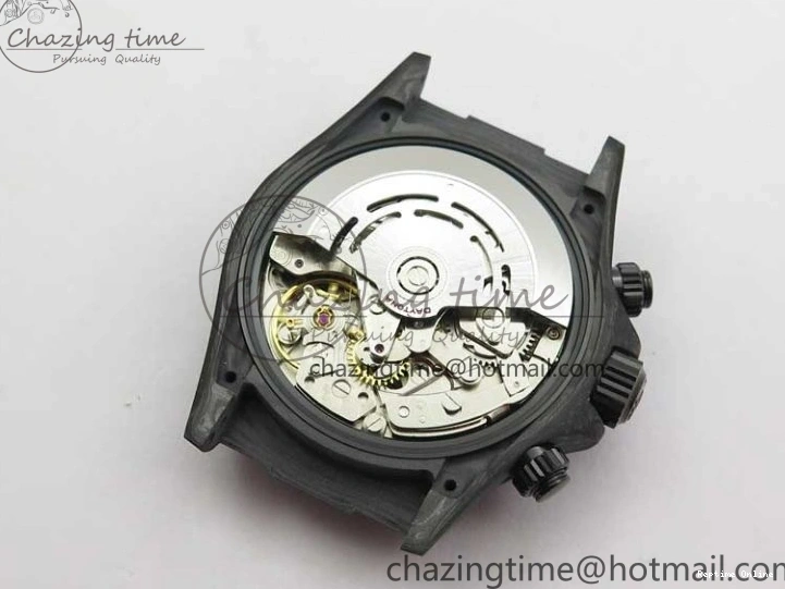 0601 Daytona DIW Carbon OMF Best Edition Black White Dial on Black Nylon Strap A OnTrend 2843